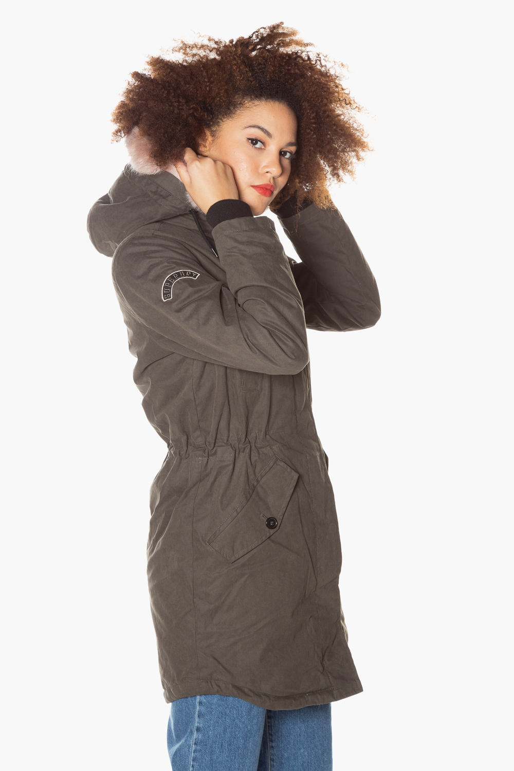 Superdry frankie faux discount fur lined parka
